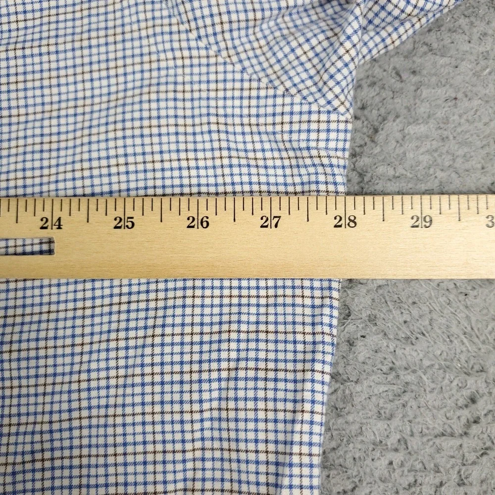 Ralph Lauren Shirt Mens 2XL Blue Check Pony Casual Button Up Long Sleeve - Picture 6 of 7